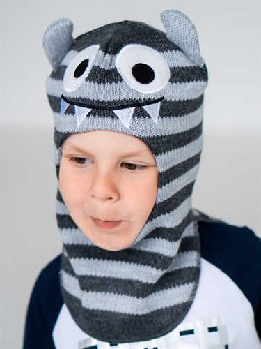 Milli шлем модель Зубастик, на хлопке (на 6 лет) д/с - фото 38079