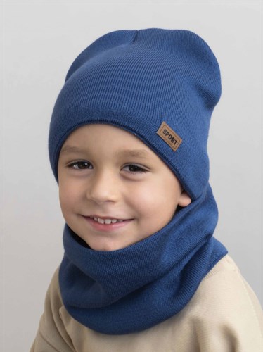 Milli комплект Sport шапка на флисовом покладе + снуд (р.48-52,52-56) Sport-kpl