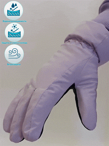 Теплыши перчатки TCH-034 из плащевки (возраст: 9-10лет) TCH-034 - фото 49292