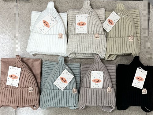 Amali комплект CATS, шапка на синтепоне, подклад хлопок+снуд (р.46-48) 15986-Л - фото 50327