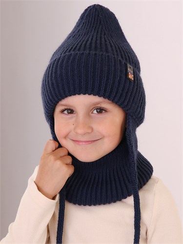 Поляярик комплект E-06-27 шапка подклад флис+ снуд (р.48-50) ЧЗ E-06-27 - фото 50363