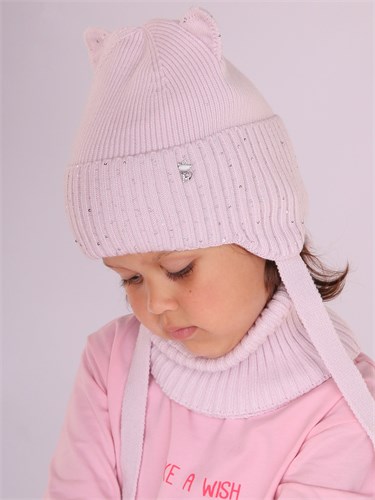 Поляярик комплект М-07-10 шапка подклад флис+ снуд (р.48-50) М-07-10 - фото 50399