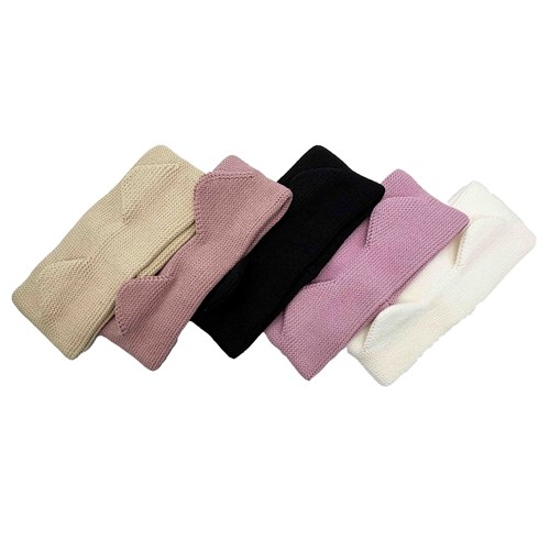 Повязка  однотонная, двойной, толстой вязки (р.50-54) М 14439/2