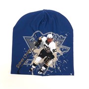 ambra шапка двойной трикотаж хоккей (р.52-54) т.синий