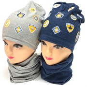 Fido к-т модель 907/102 шапка+снуд одинарный трикотаж (р.46-48,50-52)