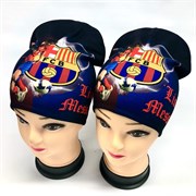 ambra шапка двойн.трикотаж (р.50-54) футбол