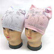 шапка одинарный трикотаж (KISS)(р.48-50)