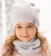 .AJS комплект 38-495 шапка двухсторонняя+косынка (р.54-56) М 38-495