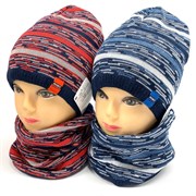 AGBO комплект 2276 Brego шапка подкл.флис + снуд (р.48-50)