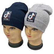 ambra шапка одинарный трикотаж (р.52-54) тикток 10223