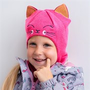 Milli шапка-шлем Злата, с утеплителем, подклад хлопок (на 1 год) зима