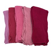 шарф для девочки, однотонный, вязаный (р. свободный)