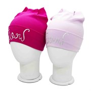 Milli шапка Кошечка, одинарный трикотаж (р.50-52) ч/з 15790-Л