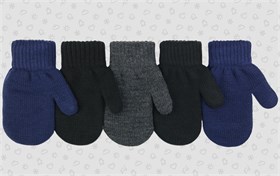 Теплыши варежки TMm-033 двойная вязка (размер 14) TMm-033