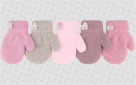 Теплыши варежки TMg-029 двойная вязка (размер 12) TMg-029