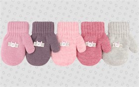 Теплыши варежки TMg-082 двойная вязка (размер 12) TMg-082