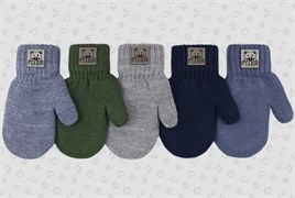 Теплыши варежки TMm-028 двойная вязка (р.13/3-4 года) TMm-028