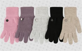 Теплыши перчатки TGg-045 одинарная вязка (размер15/7-8лет) М TGg-045