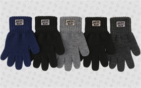 Теплыши перчатки TGm-123 одинарная вязка (размер 13/3-4года) М TGm-123