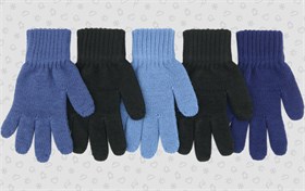Теплыши перчатки TGm-107 одинарная вязка (размер 14/5-6лет) М TGm-107