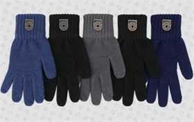 Теплыши перчатки TGm-124 одинарная вязка (размер15/7-9лет) М TGm-124