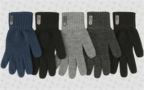 Теплыши перчатки TGm-127 одинарная вязка (размер15/7-9лет) М TGm-127