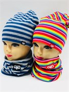 TuTu модель 5-000121 шапка двойн.трикотаж + снуд (р.52-54)