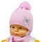 GRANS комплект A 904 ST шапка с утеплителем, подклад хлопок + шарф (р.40-42) - фото 26304