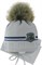 Grans комплект A 1096 ST шапка с утеплителем, подклад хлопок+шарф (р.42-44) - фото 31855