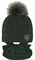 GRANS комплект  A 1112 ST шапка с утеплителем, подклад хлопок+снуд (р.50-52) ч/з A 1112 ST
