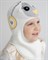 Milli шлем модель Пингвин, на хлопке (на 1 год) демисезонный - фото 35552