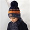 .AJS комплект 42-454 шапка на флисовом подкладе + шарф (р.48-50) - фото 38710