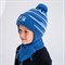 AGBO комплект 1590 JODOR  шапка с утеплителем, подклад хлопок+шарф (р.50-52) - фото 38830