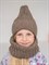 Milli комплект Trumba шапка одинарная вязка+снуд (р.52-56) - фото 43800