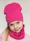 Milli комплект Рубчик шапка девочка двойной трикотаж + снуд (р.44-48,48-52,52-56,56-60) - фото 47566