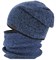 GRANS комплект K 479 ACR шапка вязаная, подклад хлопок+ снуд (р.52-54) K 479