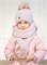 AGBO комплект 2267 Alama шапка двойная вязка, подклад полоска флиса + шарф (р.50-52) ч/з - копия 2267 Alama/1