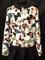 Catherine блузка длинный рукав, на резинке, бабочки цветные (р.128-158) - фото 9613