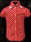 AGATKA блузка короткий рукав, горох, красная (р.128-158) 6шт. - фото 9997